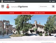 Tablet Screenshot of comune.vigolzone.pc.it